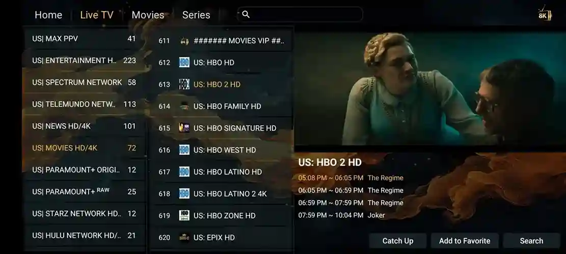 Preview 1 - Supreme TV Premium IPTV Subscription